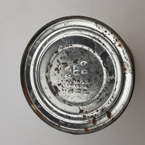 Vintage Clabber Girl Baking Powder Tin 4.25" X 3" - Picture 6 of 7